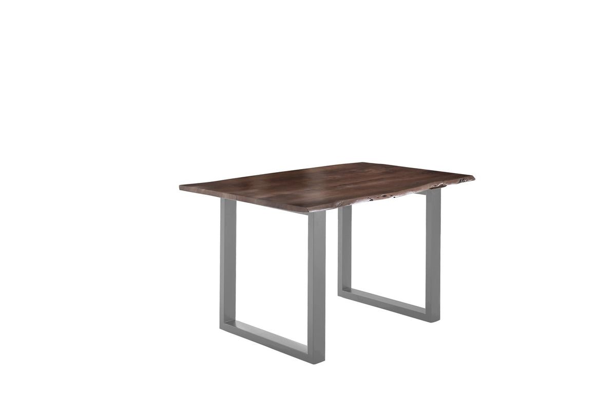 #180x90 #nussbaumfarben #u-gestellsilber