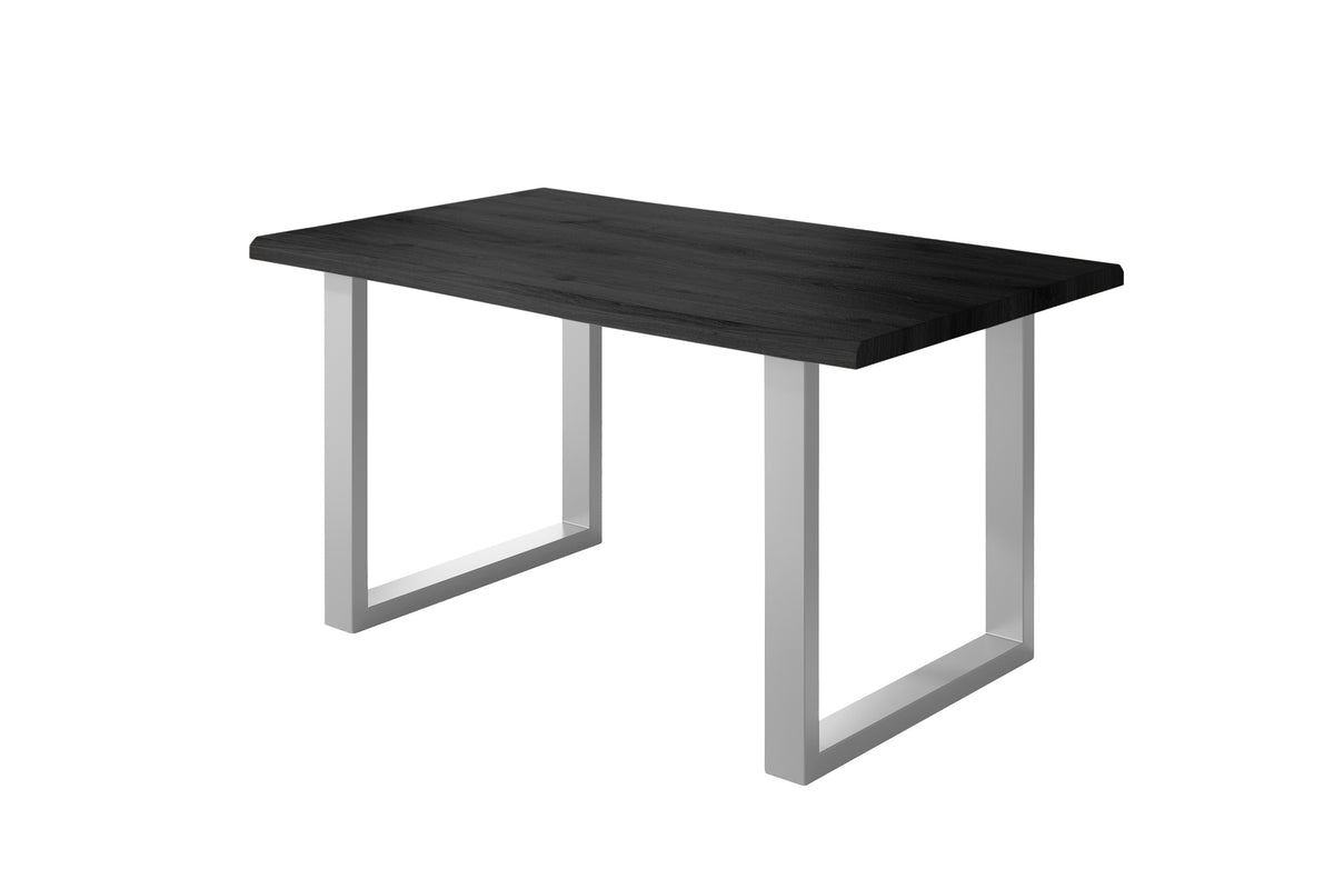 #140x80 #holzgrau-optik #u-gestellsilber