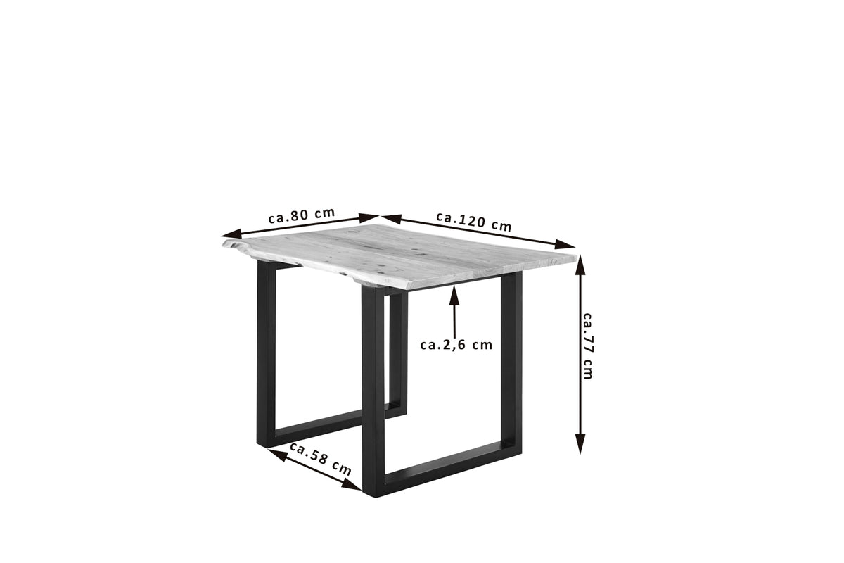 #120x80 #naturfarben #u-gestellschwarz