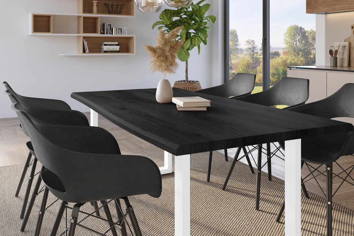 #180x90 #holzgrau-optik #u-gestellweiß