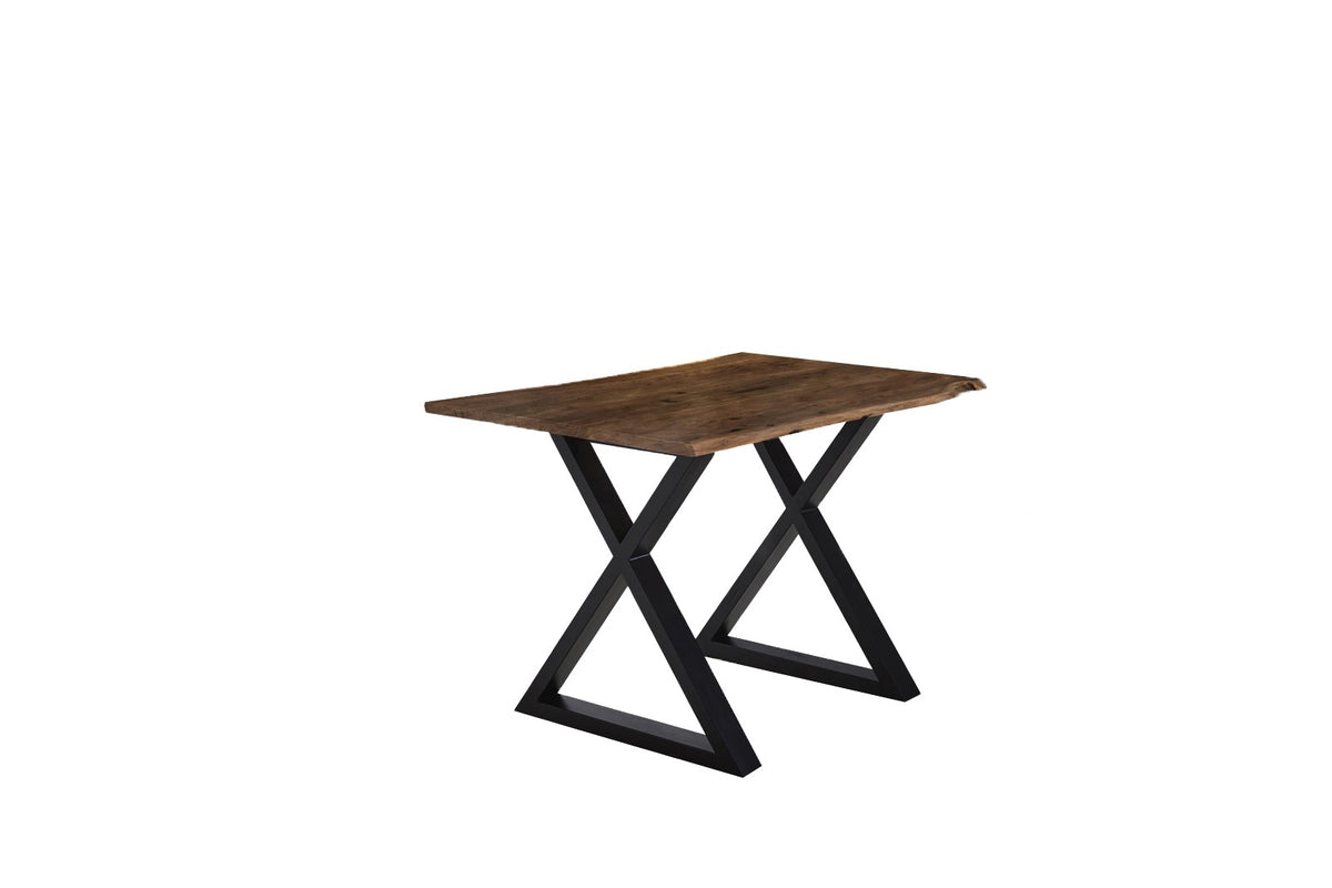 #120x80 #nussbaumfarben #x-gestellschwarz