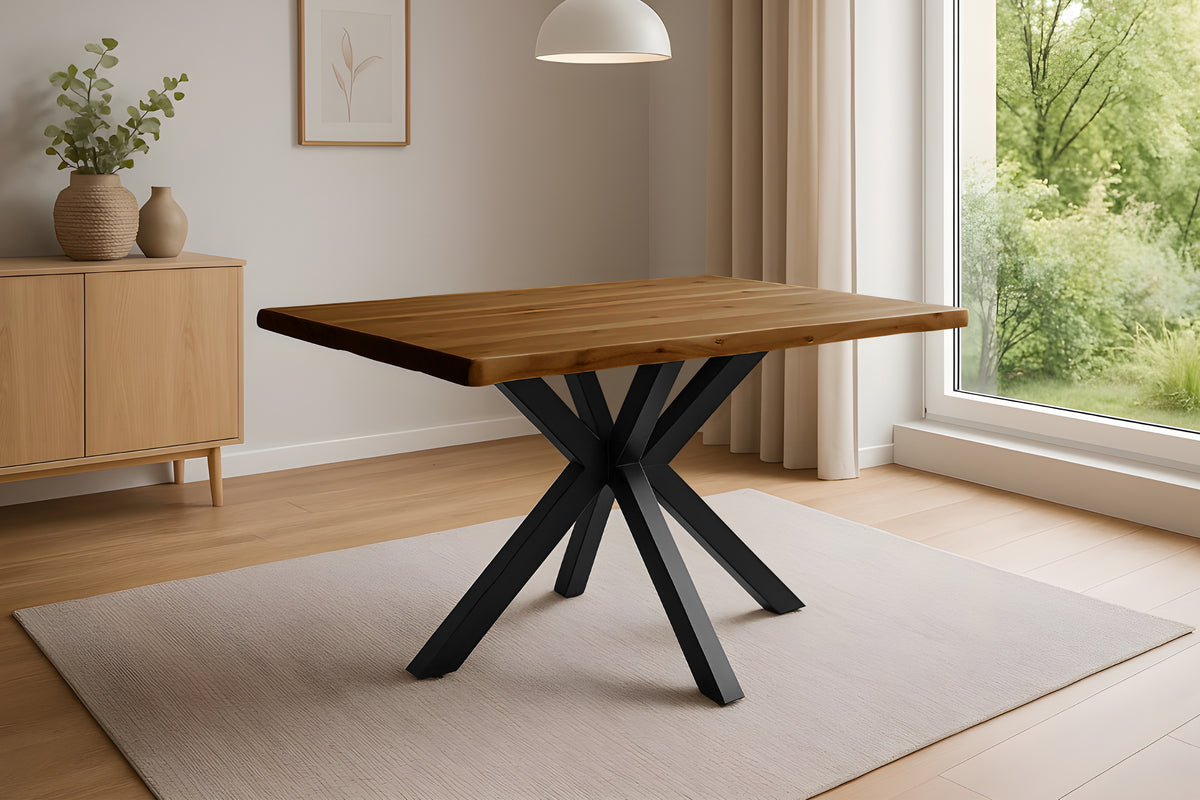 #140x80 #honigfarben #spider-gestellschwarz