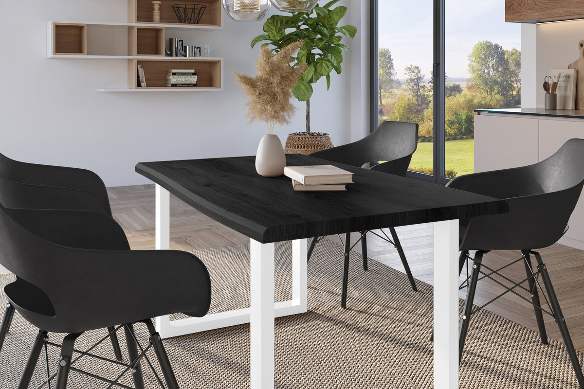 #140x80 #holzgrau-optik #u-gestellweiß
