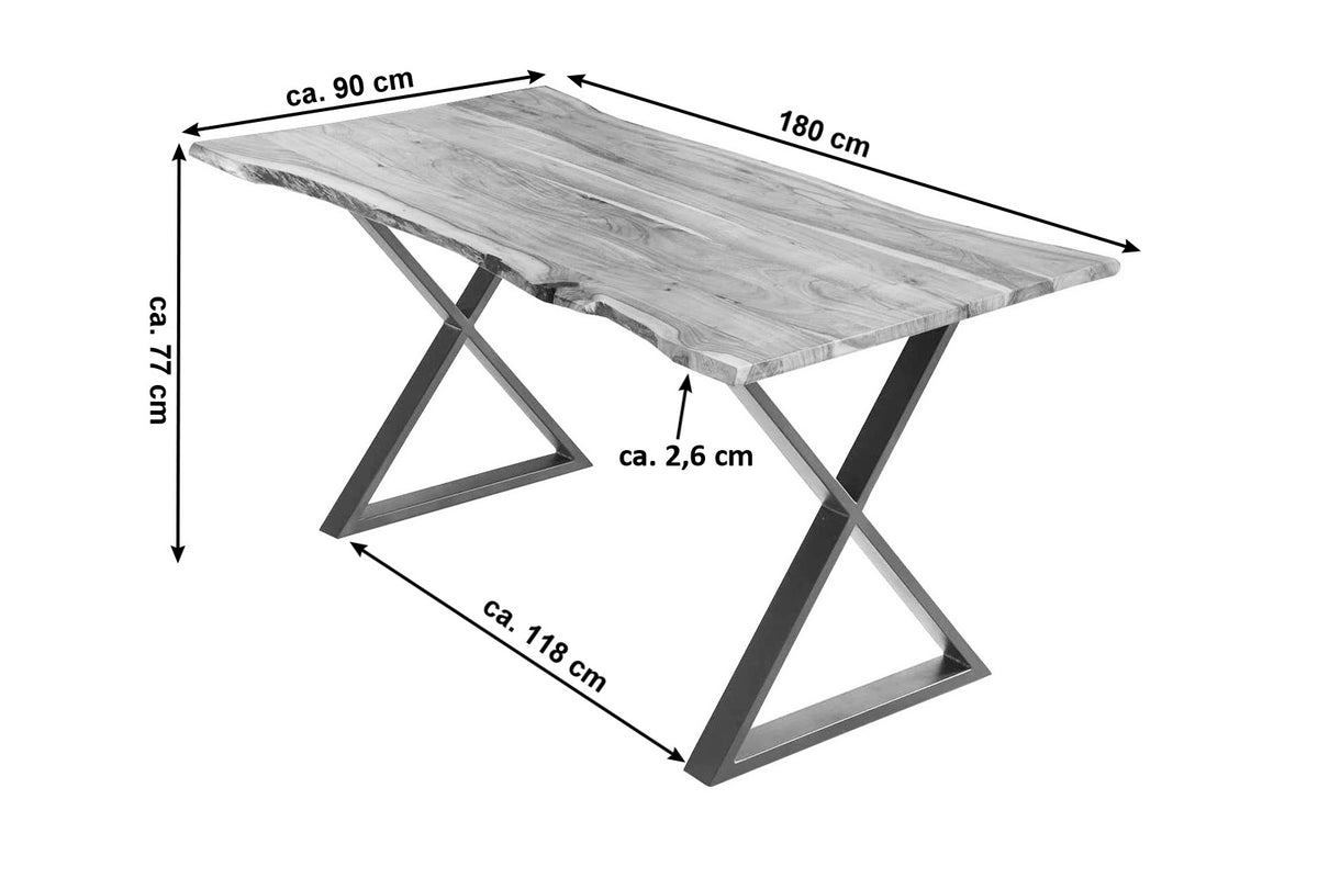 #180x90 #naturfarben #edelstahl