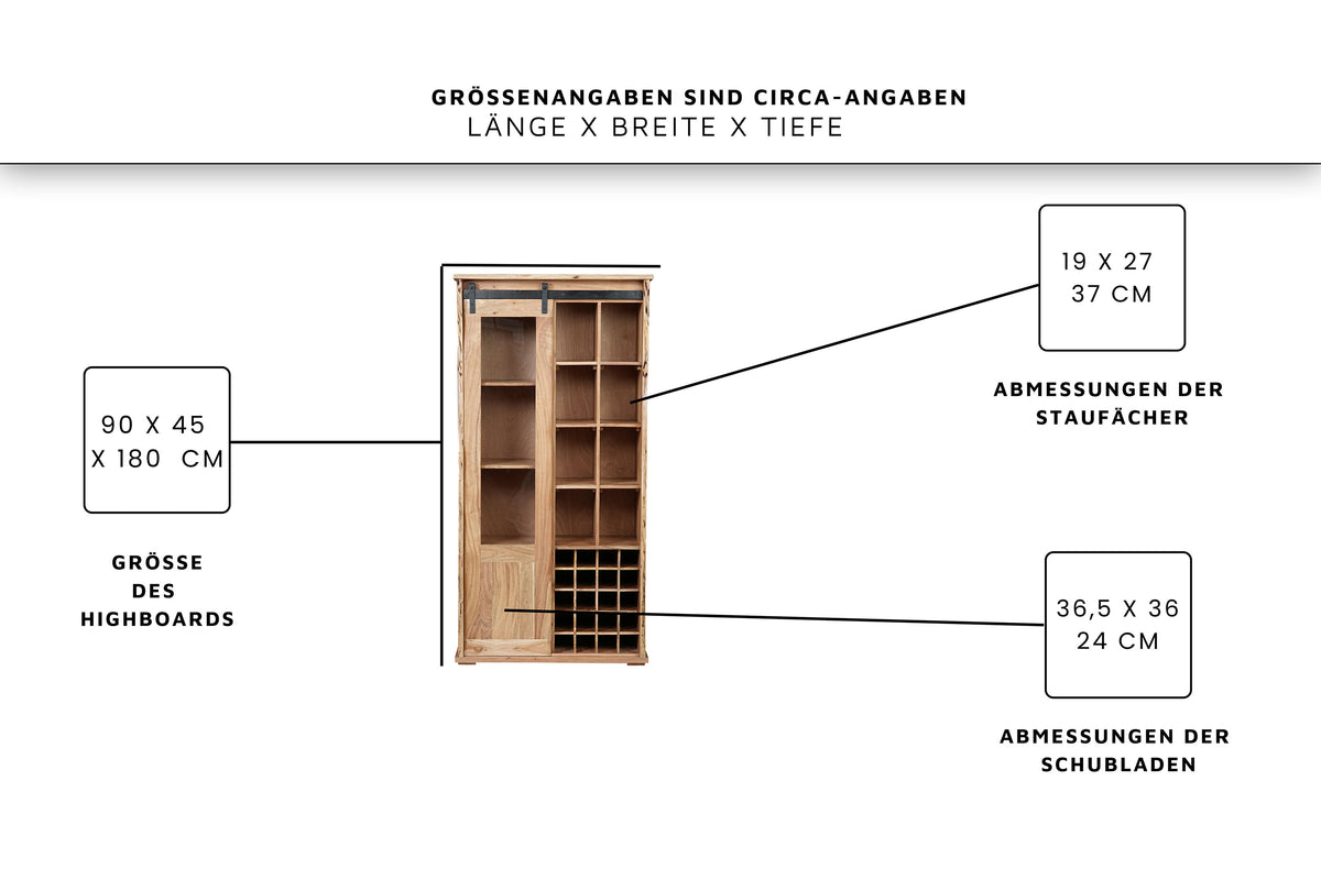 Wein Highboard LIAN
