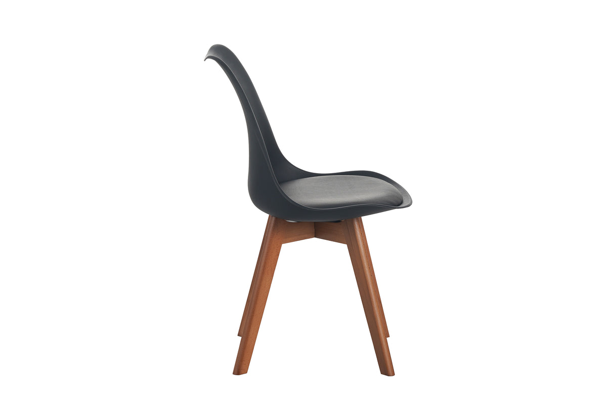 #140x80 #holznussbaum-optik #5tlg.schwarz