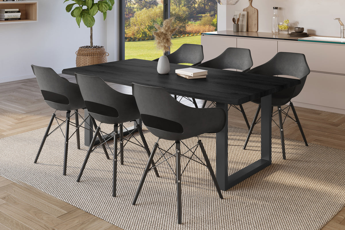 #240x100 #holzgrau-optik #u-gestellschwarz