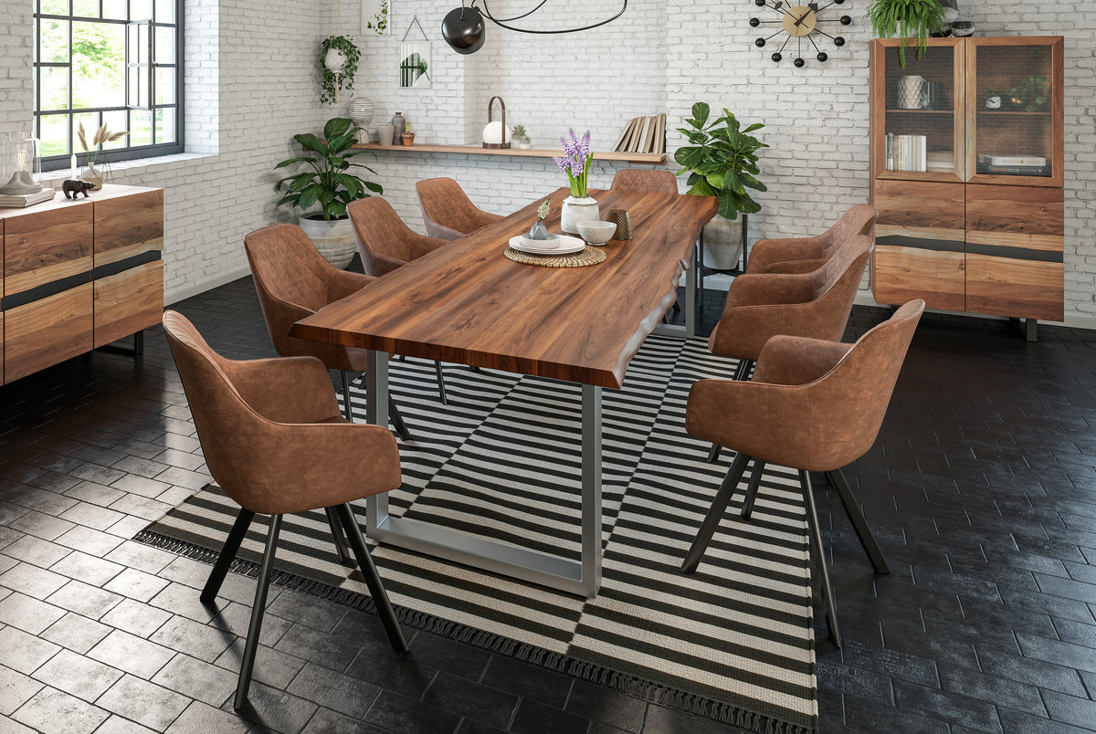 #300x100 #nussbaumfarben #silber