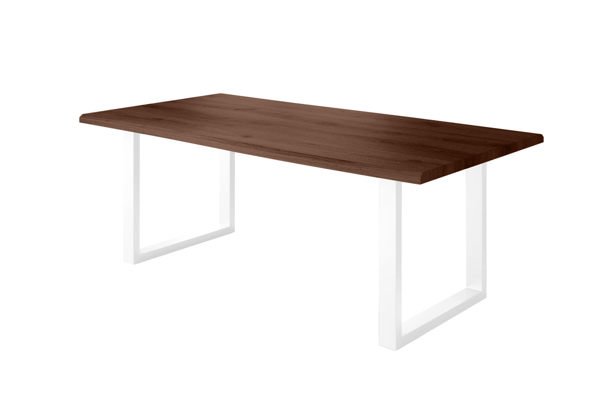 #240x100 #holznussbaum-optik #u-gestellweiß