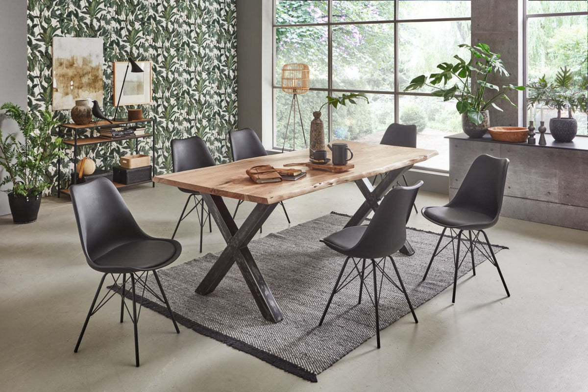 #220x100 #naturfarben #x-gestellvintageschwarz