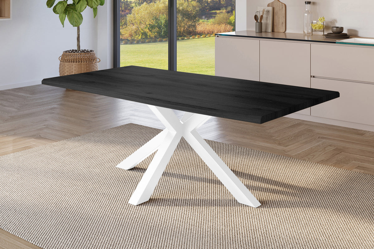 #180x90 #holzgrau-optik #spider-gestellweiß