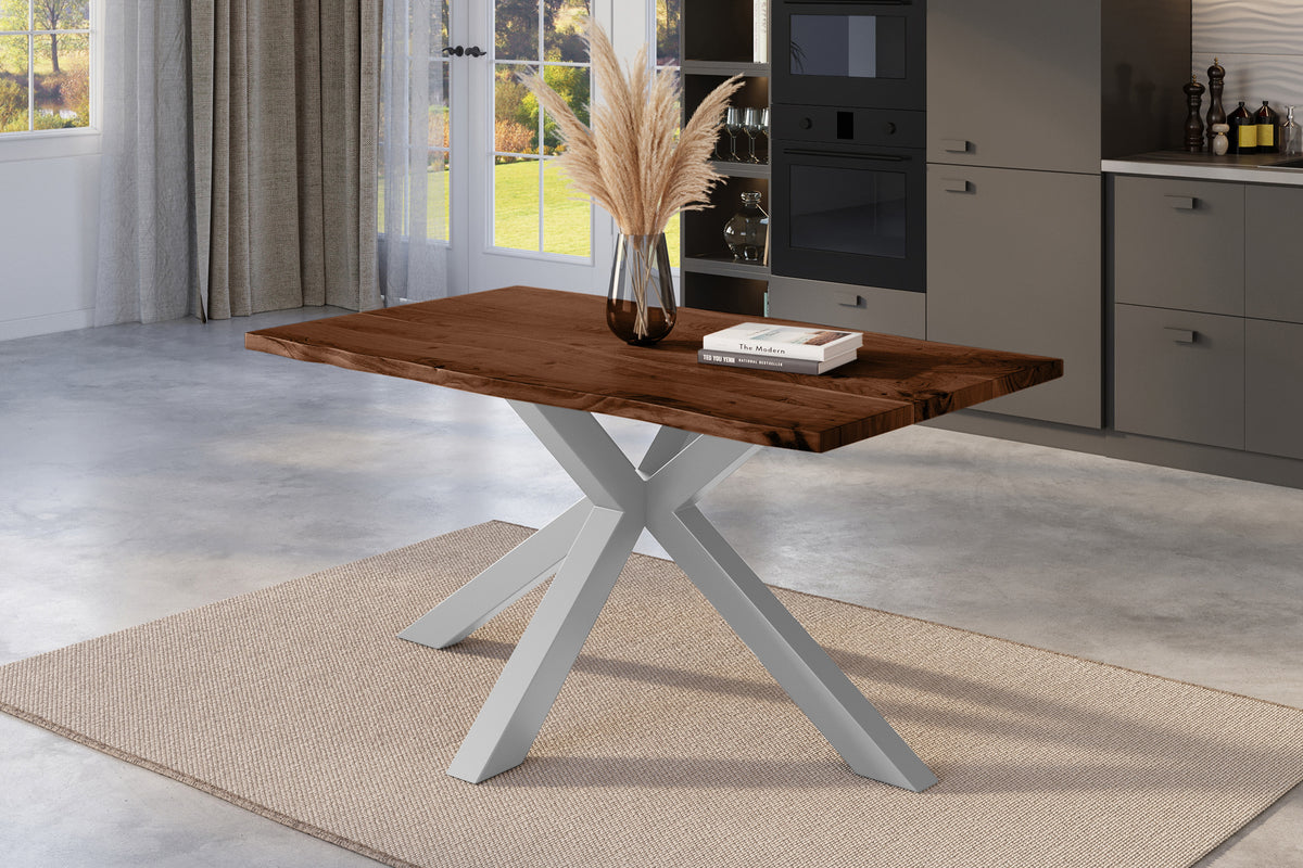 #140x80 #nussbaumfarben #silber