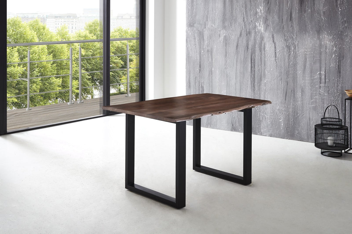 #180x90 #nussbaumfarben #u-gestellschwarz