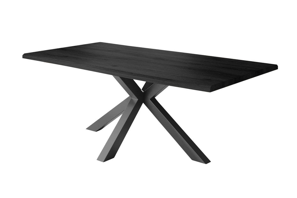 #220x100 #holzgrau-optik #spider-gestellschwarz