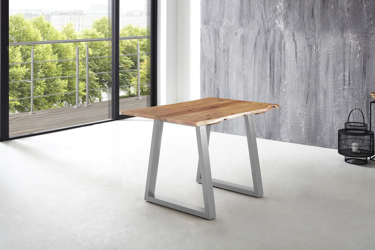 #120x80 #naturfarben #v-gestellsilber