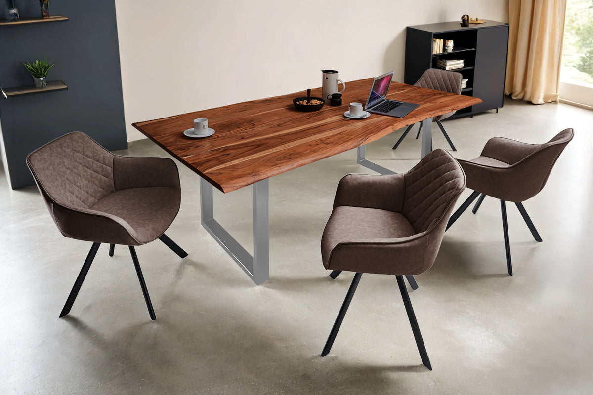 #300x100 #nussbaumfarben #silber