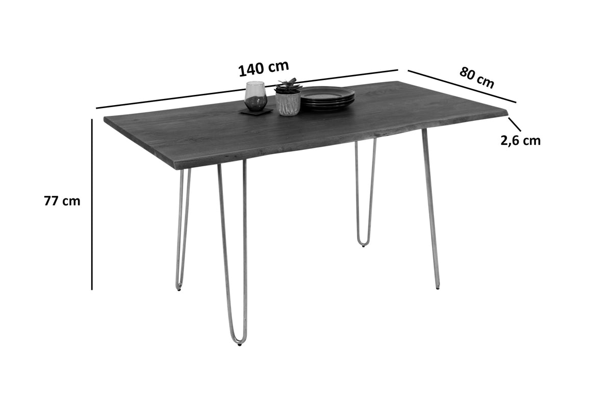 #140x80 #nussbaumfarben #silber