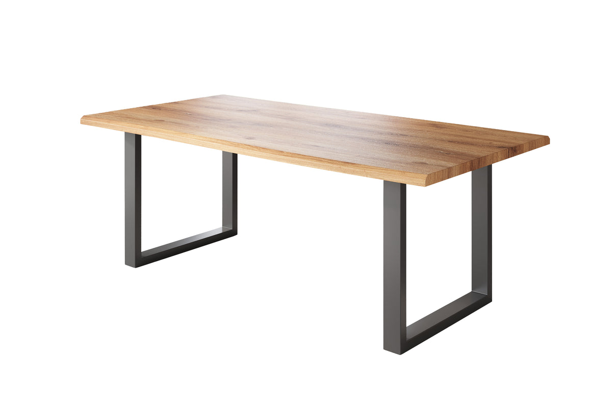 #240x100 #holzwildeiche-optik #u-gestellschwarz