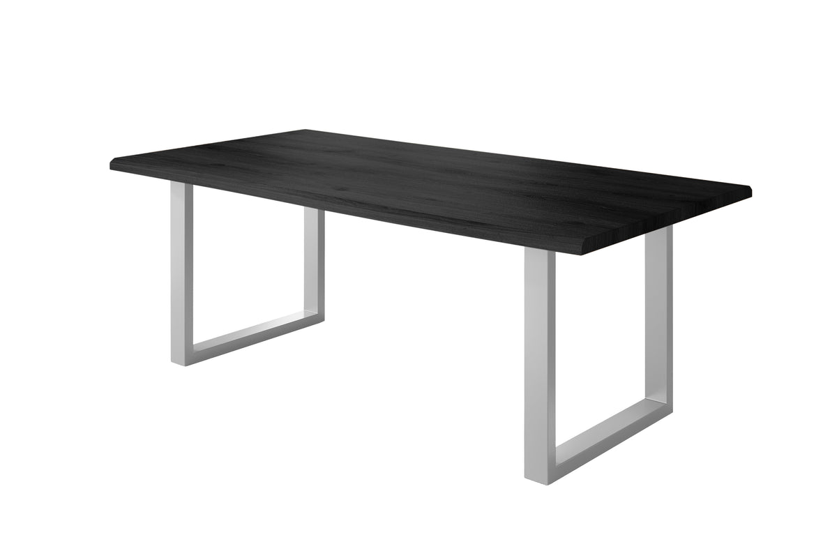 #180x90 #holzgrau-optik #u-gestellsilber
