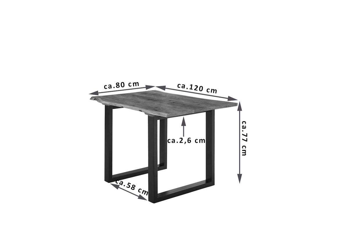 #120x80 #nussbaumfarben #u-gestellschwarz