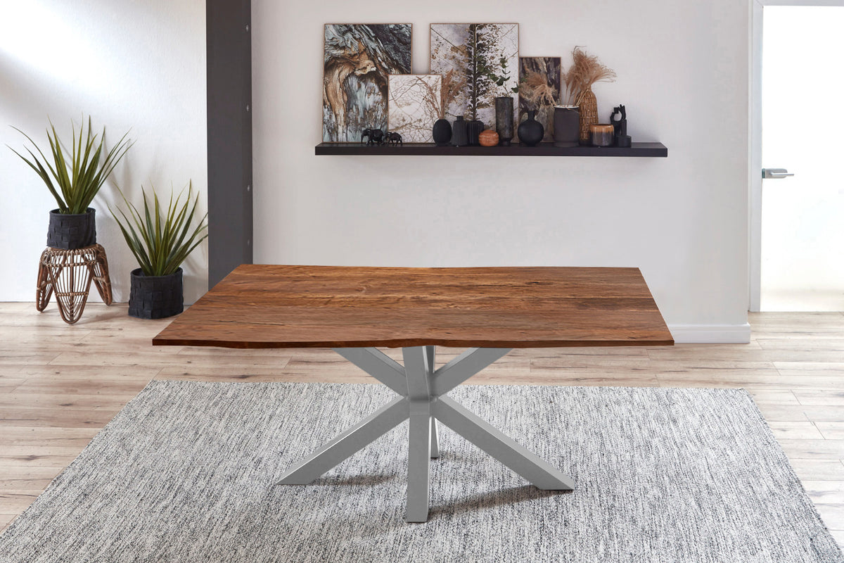 #120x80 #nussbaumfarben #silber