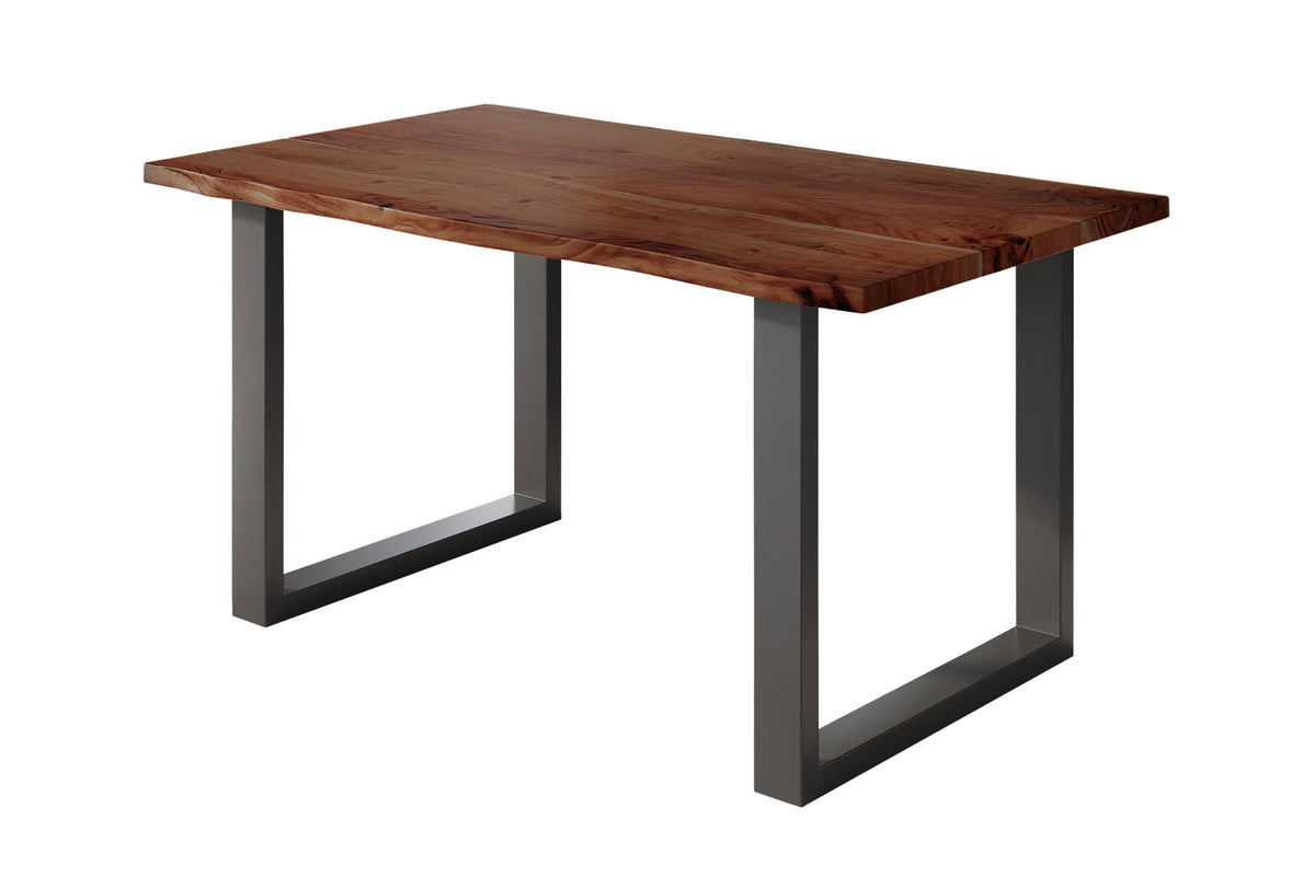 #140x80 #nussbaumfarben #u-gestellschwarz