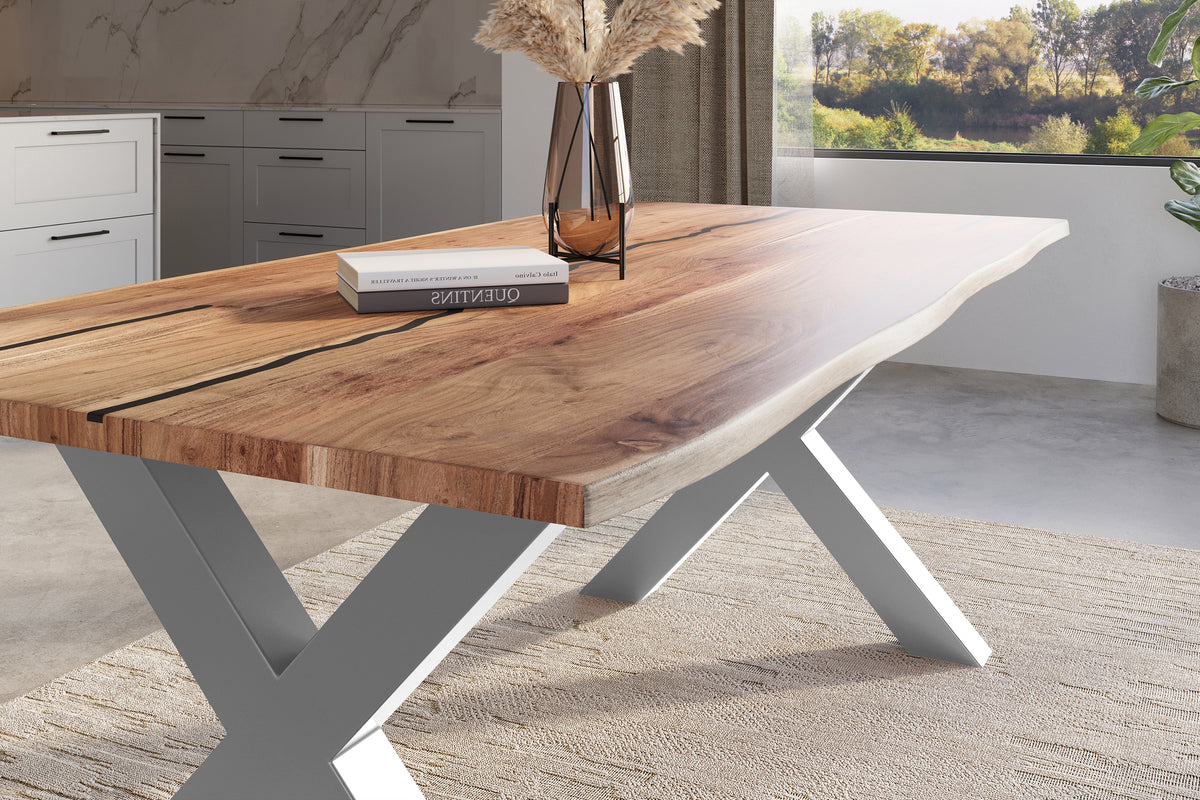 #220x100 #naturfarben #x-gestellsilber