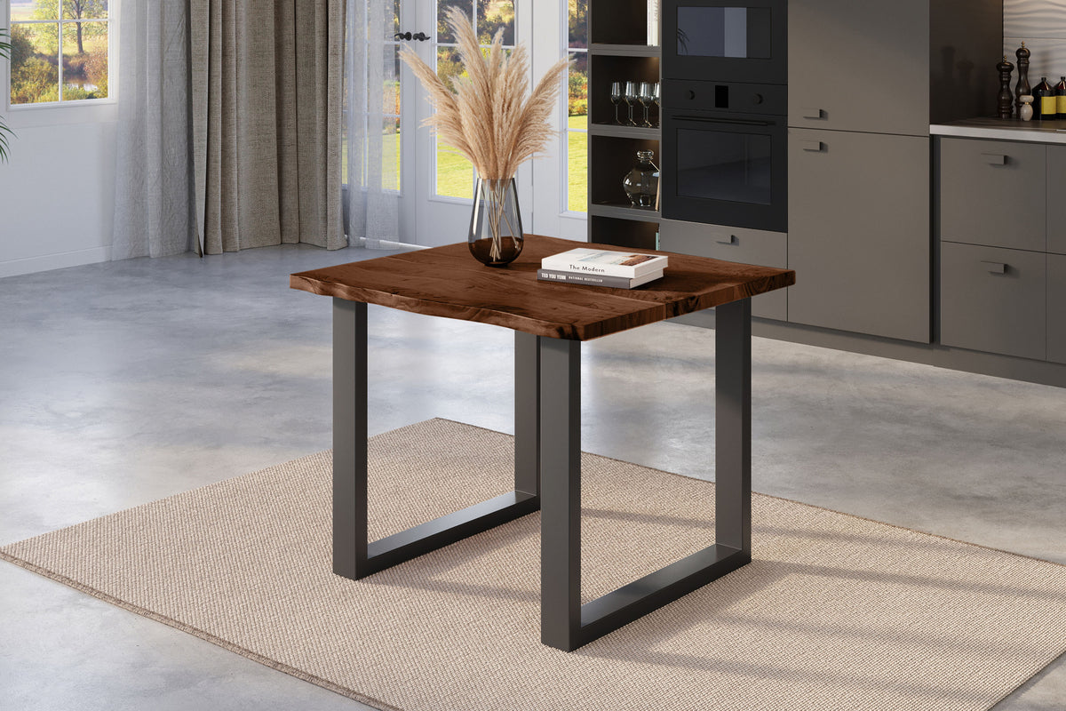 #80x80 #nussbaumfarben #u-gestellschwarz