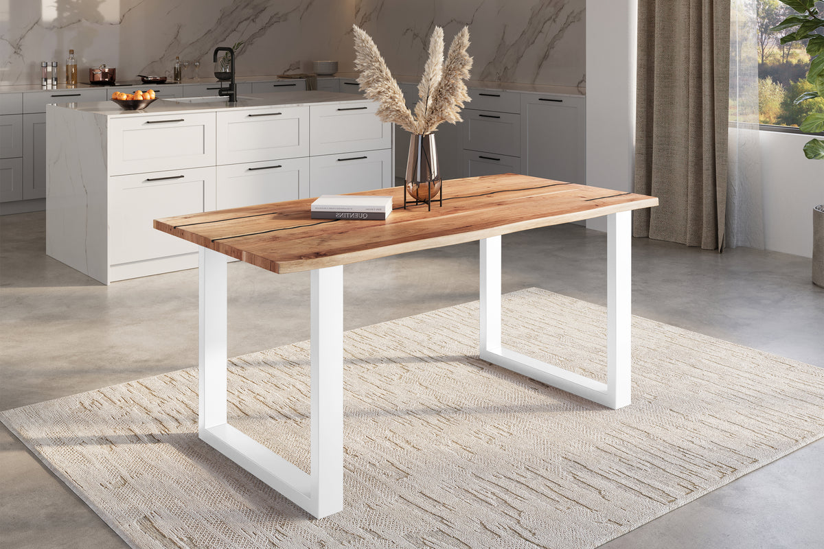 #180x90 #naturfarben #u-gestellweiß