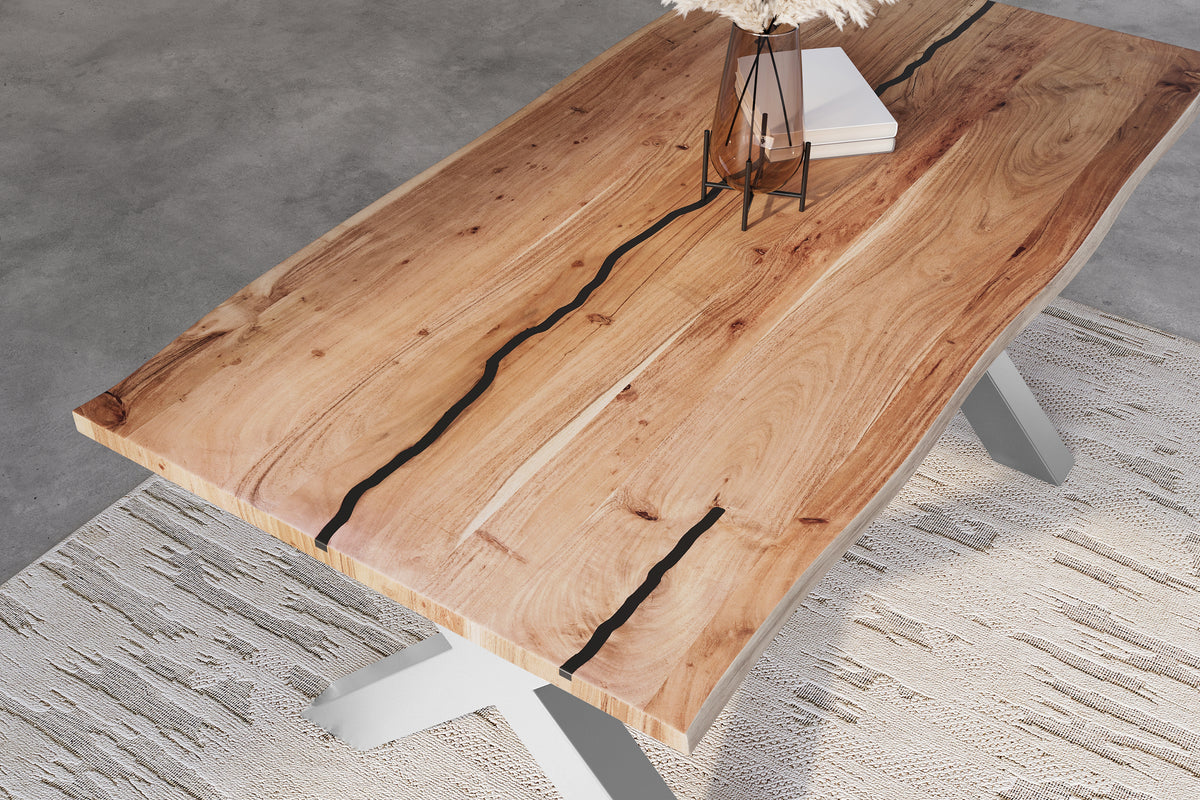 #180x90 #naturfarben #x-gestellsilber