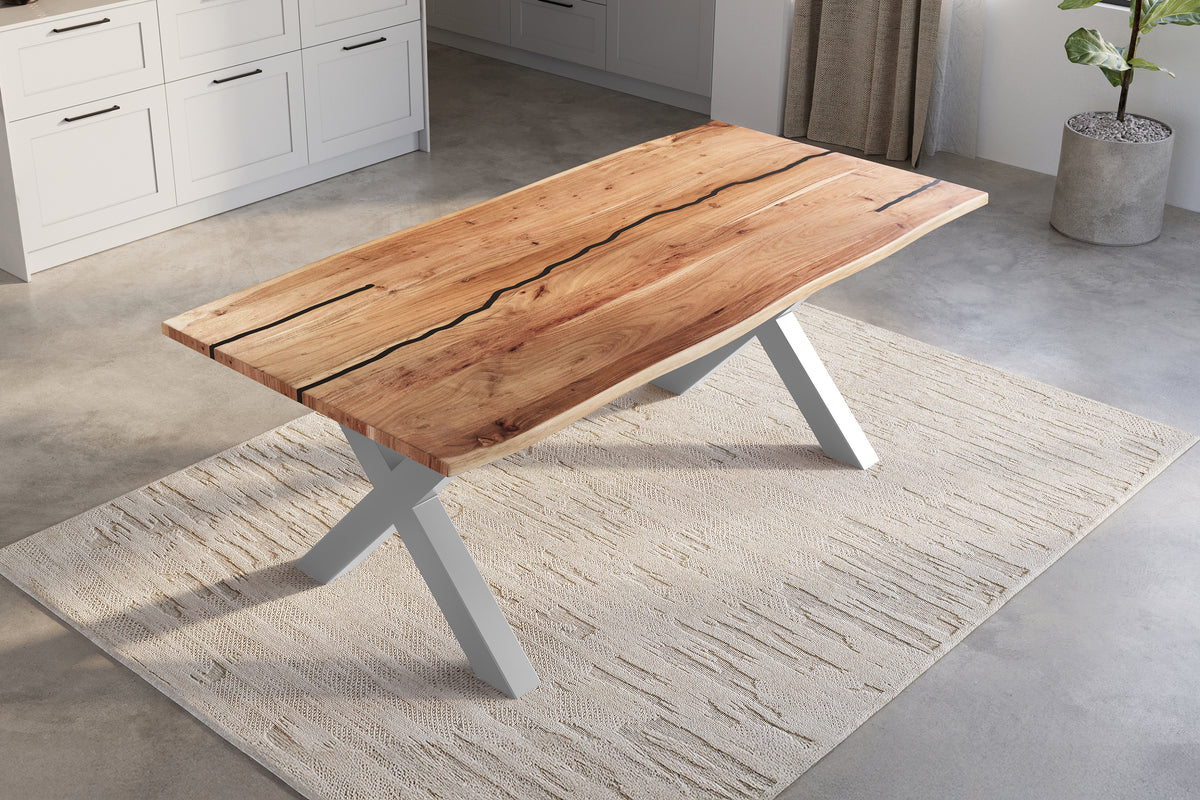 #220x100 #naturfarben #x-gestellsilber
