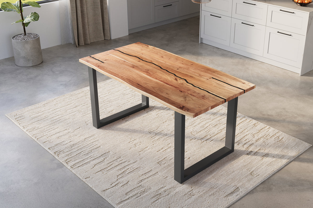 #180x90 #naturfarben #u-gestellschwarz