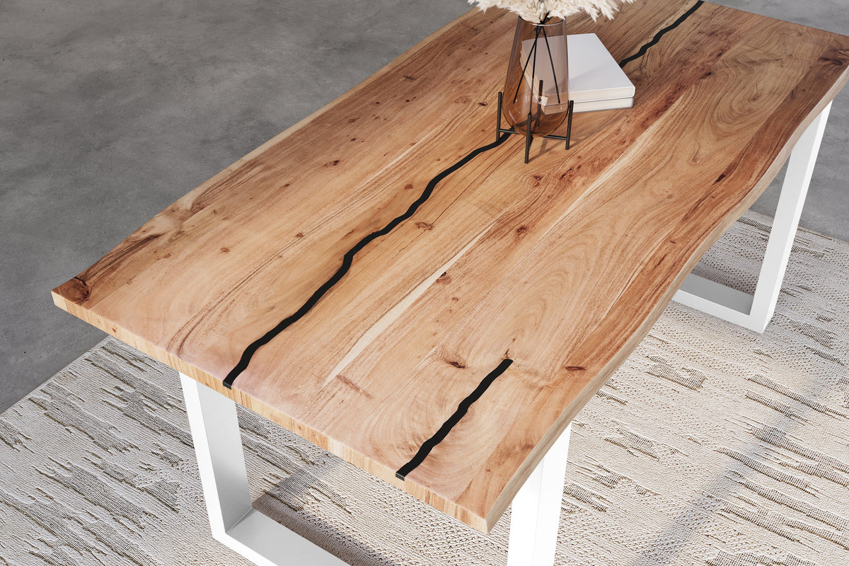 #180x90 #naturfarben #u-gestellweiß