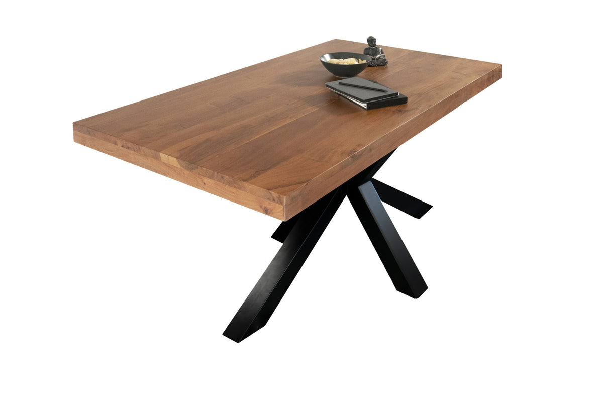 #120x80 #akazienussbaumfarben #spider-gestell