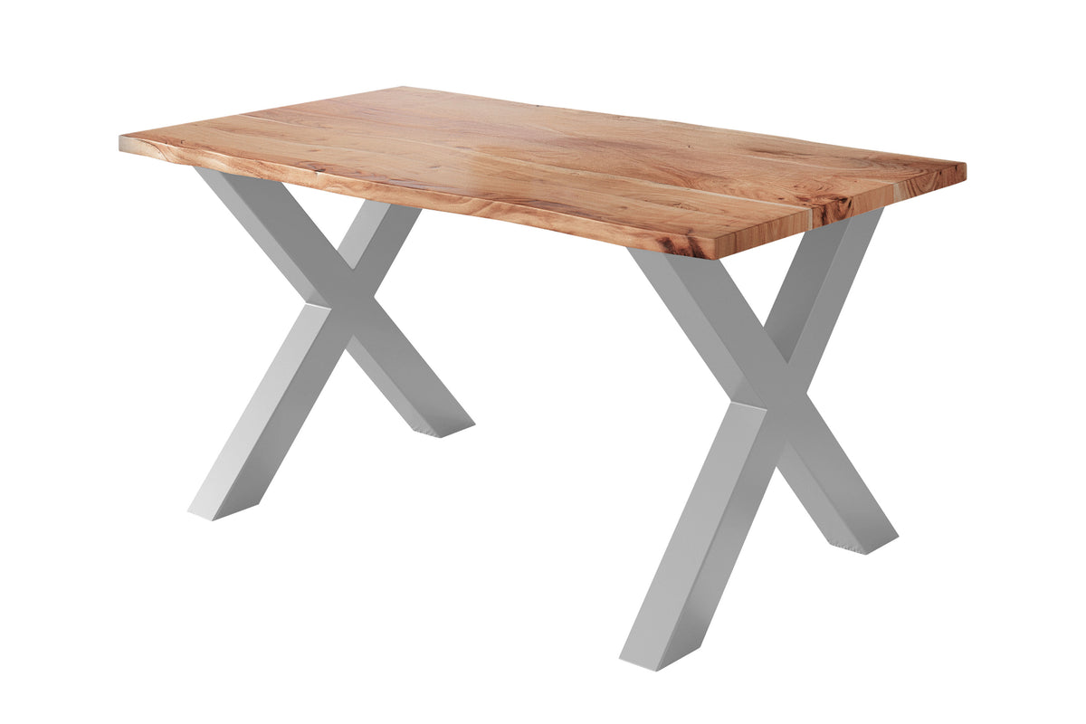 #140x80 #naturfarben #x-gestellsilber