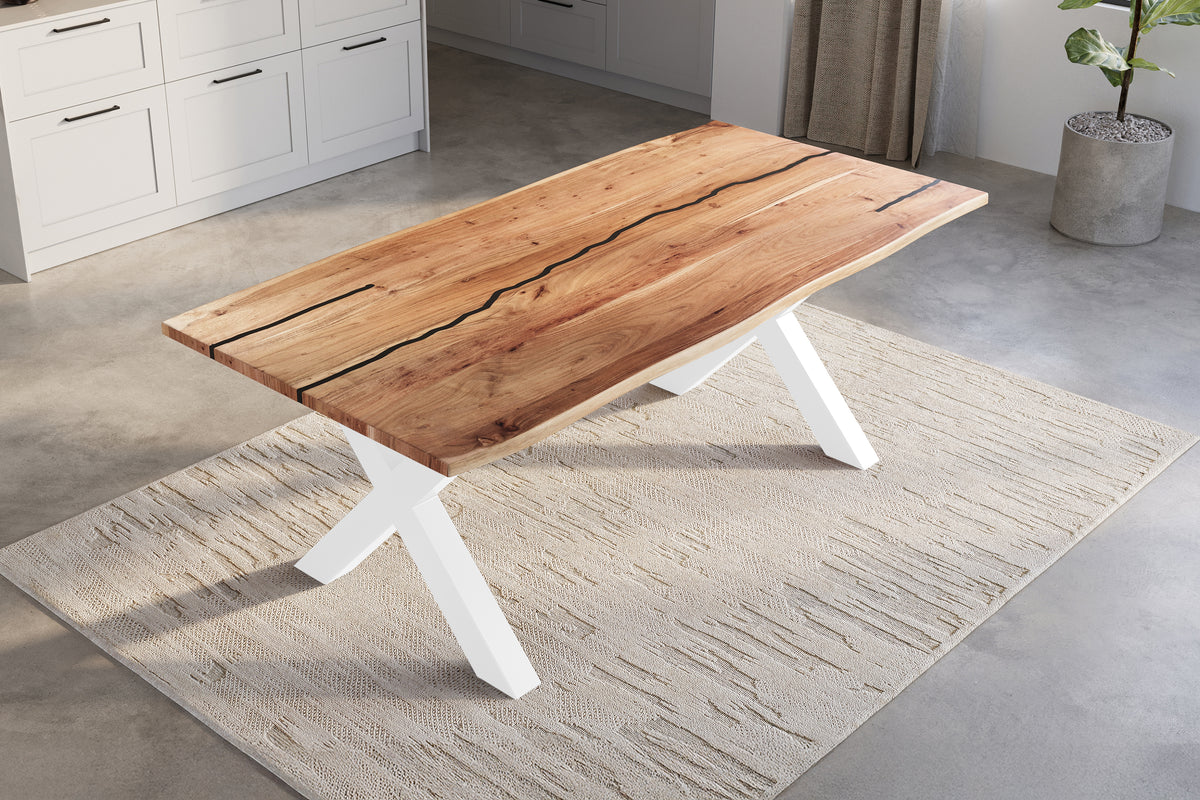 #220x100 #naturfarben #x-gestellweiß