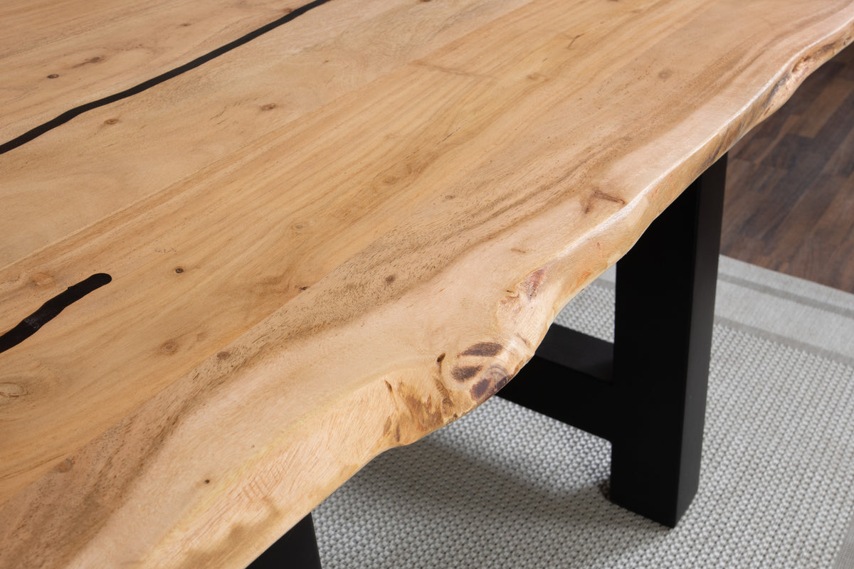 #180x90 #naturfarben #a-gestellschwarz