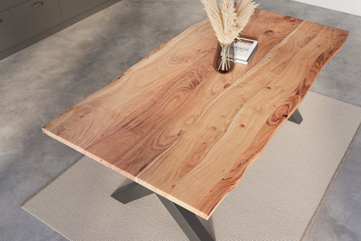 #200x100 #naturfarben #x-gestellschwarz