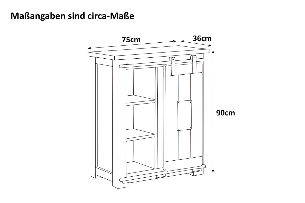 #akazienaturfarben #3offenefächer