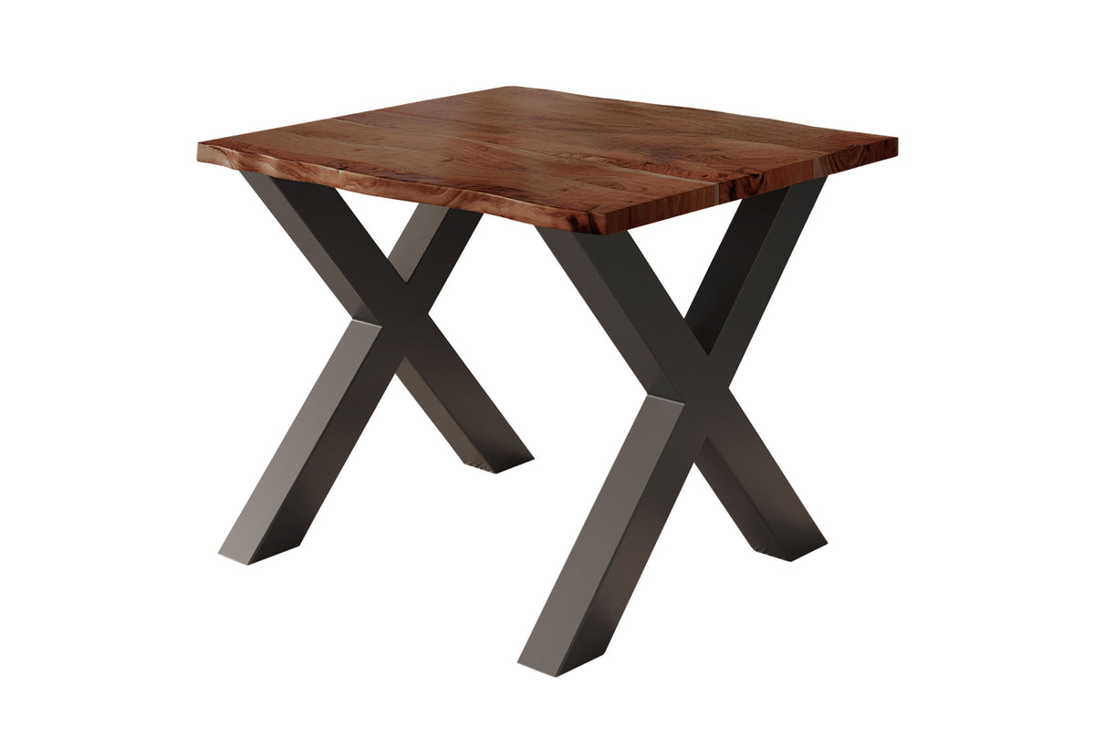 #80x80 #nussbaumfarben #x-gestellschwarz