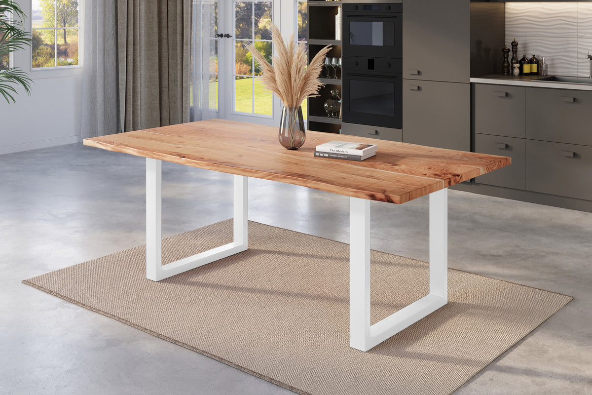 #180x90 #naturfarben #u-gestellweiß