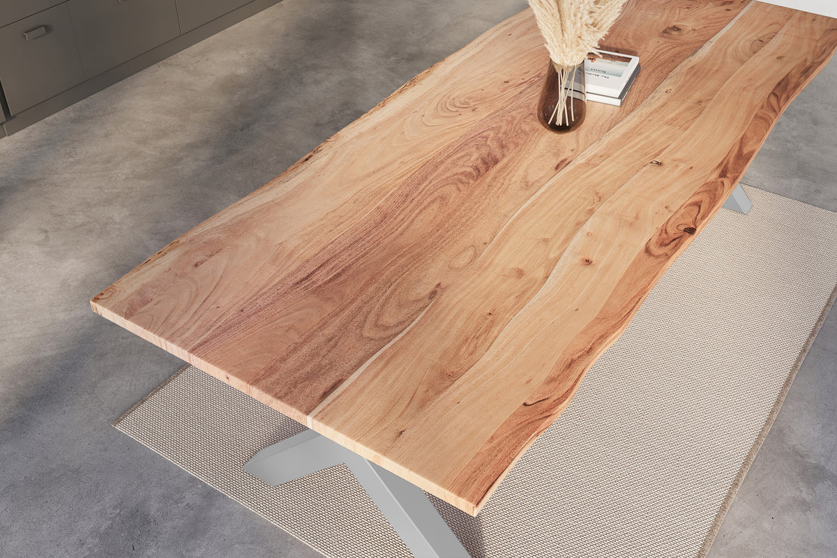 #260x100 #naturfarben #x-gestellsilber