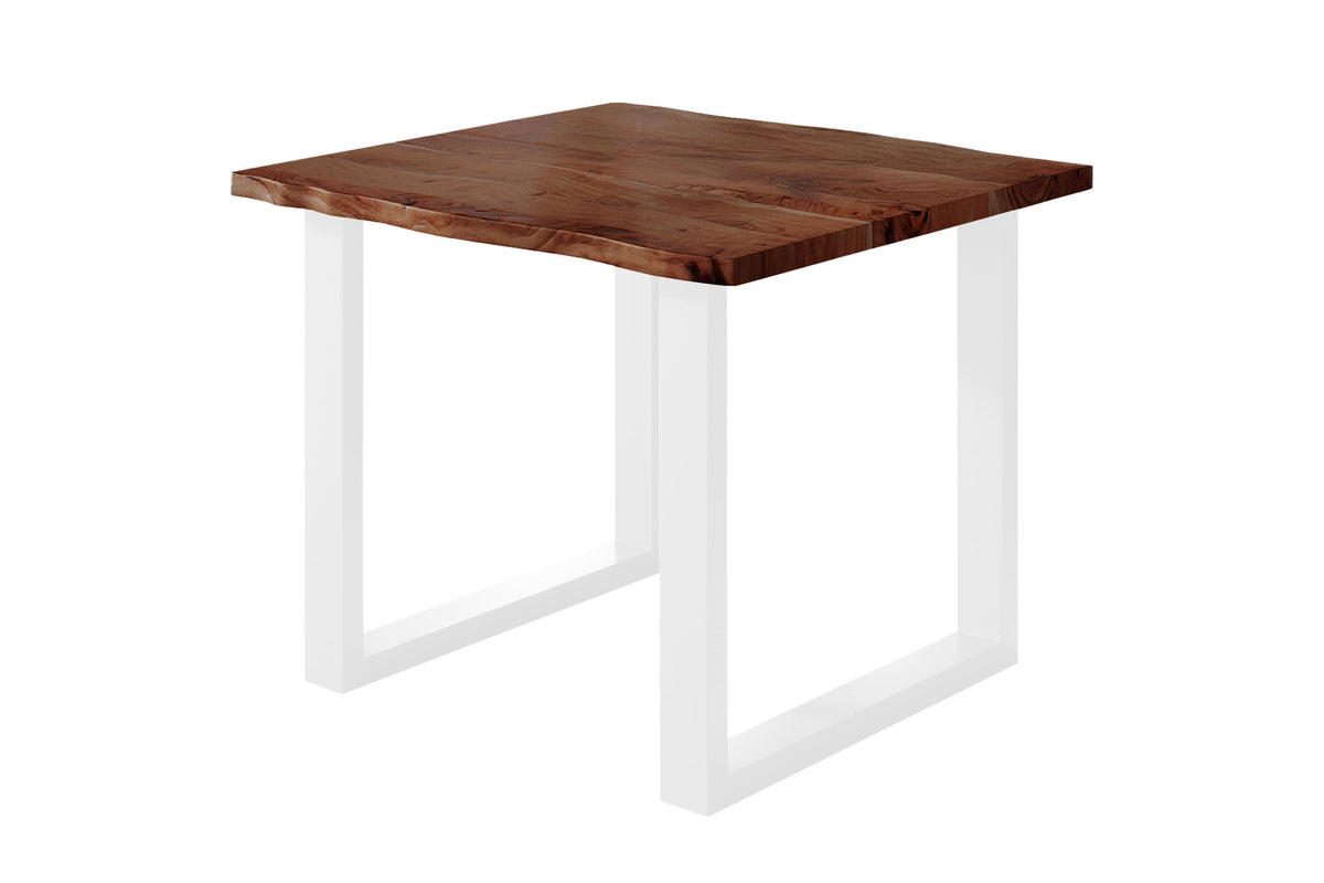 #80x80 #nussbaumfarben #u-gestellweiß