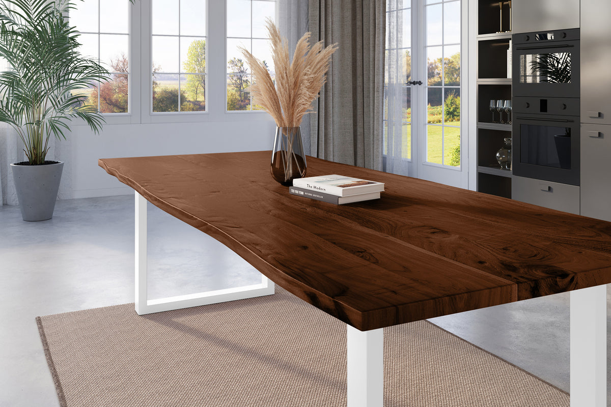 #300x100 #nussbaumfarben #u-gestellweiß