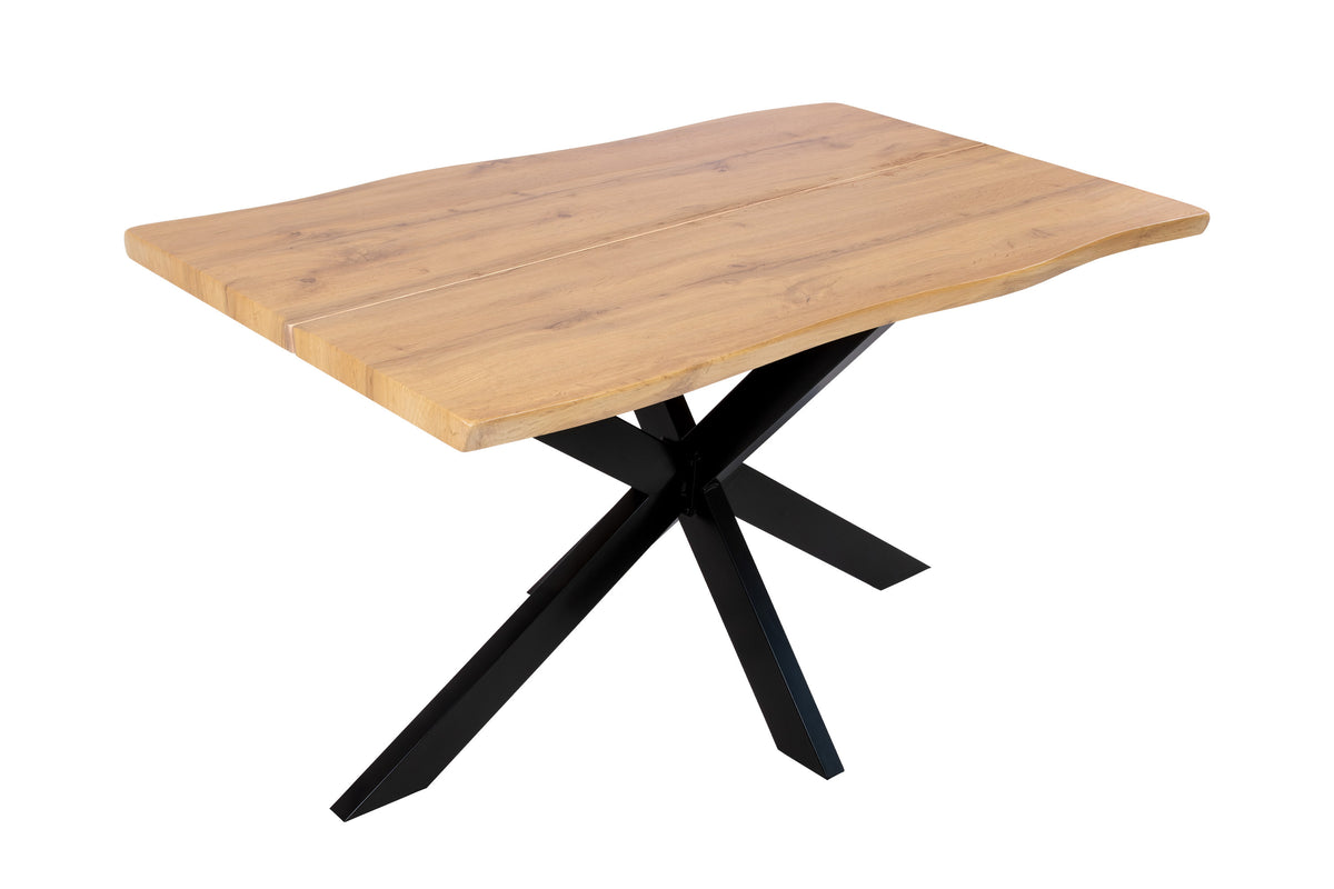 #140x80 #eichefarben #spider-gestellschwarz