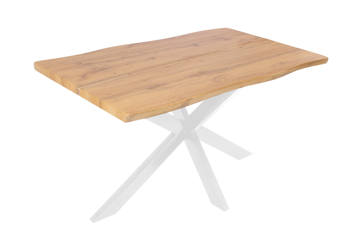 #140x80 #eichefarben #spider-gestellweiß