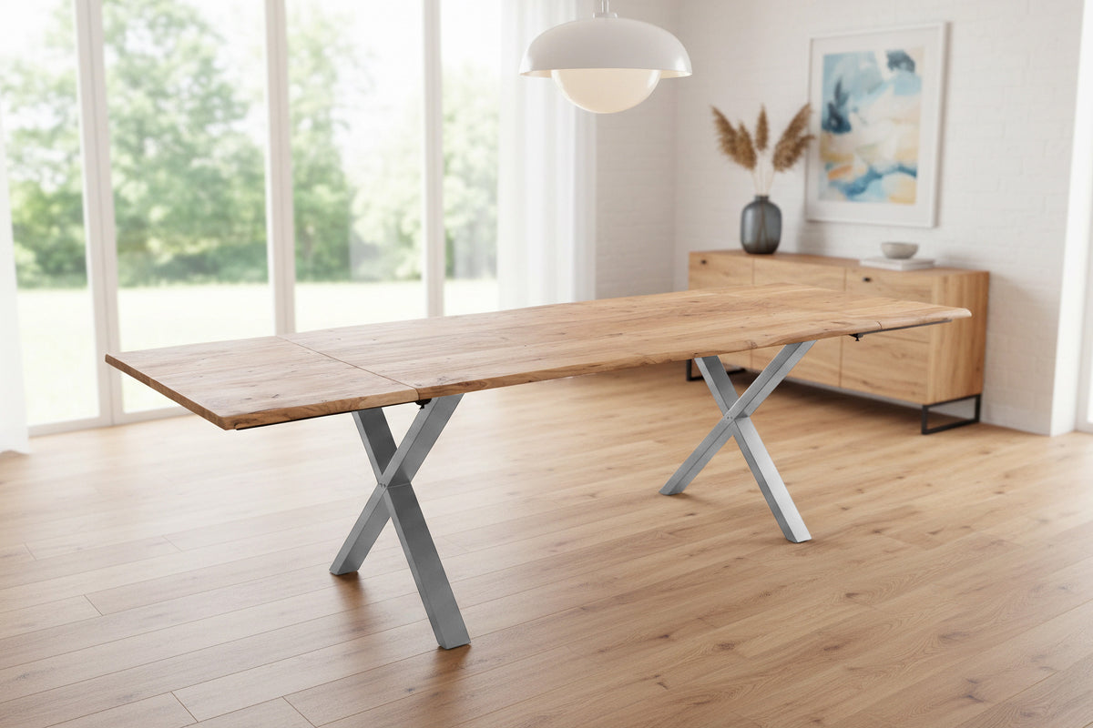 #180x90 #naturfarben #x-gestellsilber