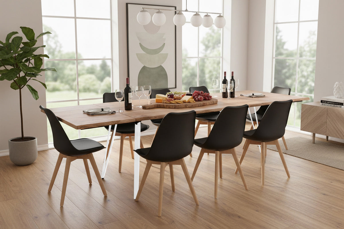 #180x90 #naturfarben #vierfuß-gestellweiß