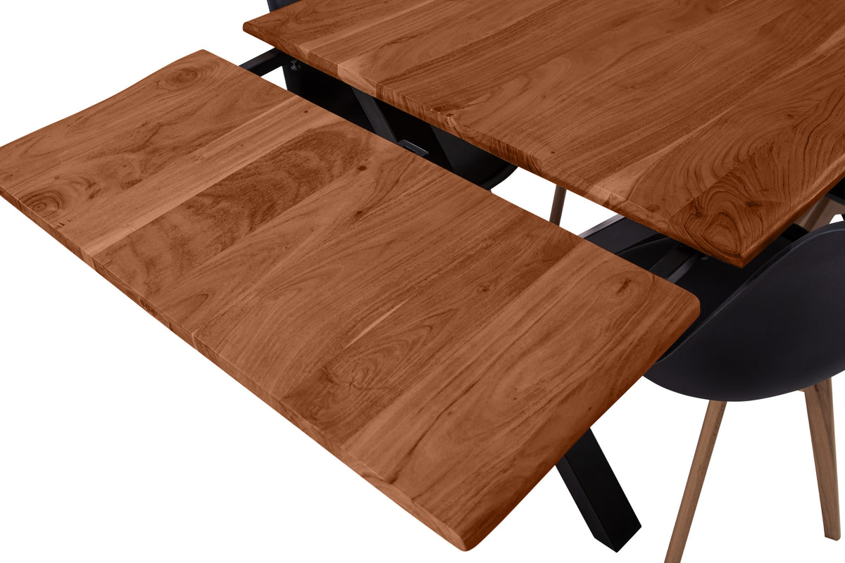 #180x90 #nussbaumfarben #x-gestellschwarz