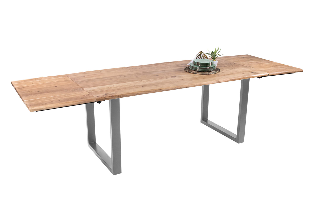 #180x90 #naturfarben #u-gestellsilber